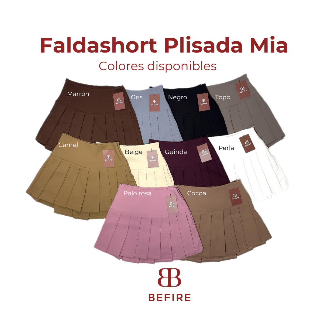 Faldashort Plisada Mia
