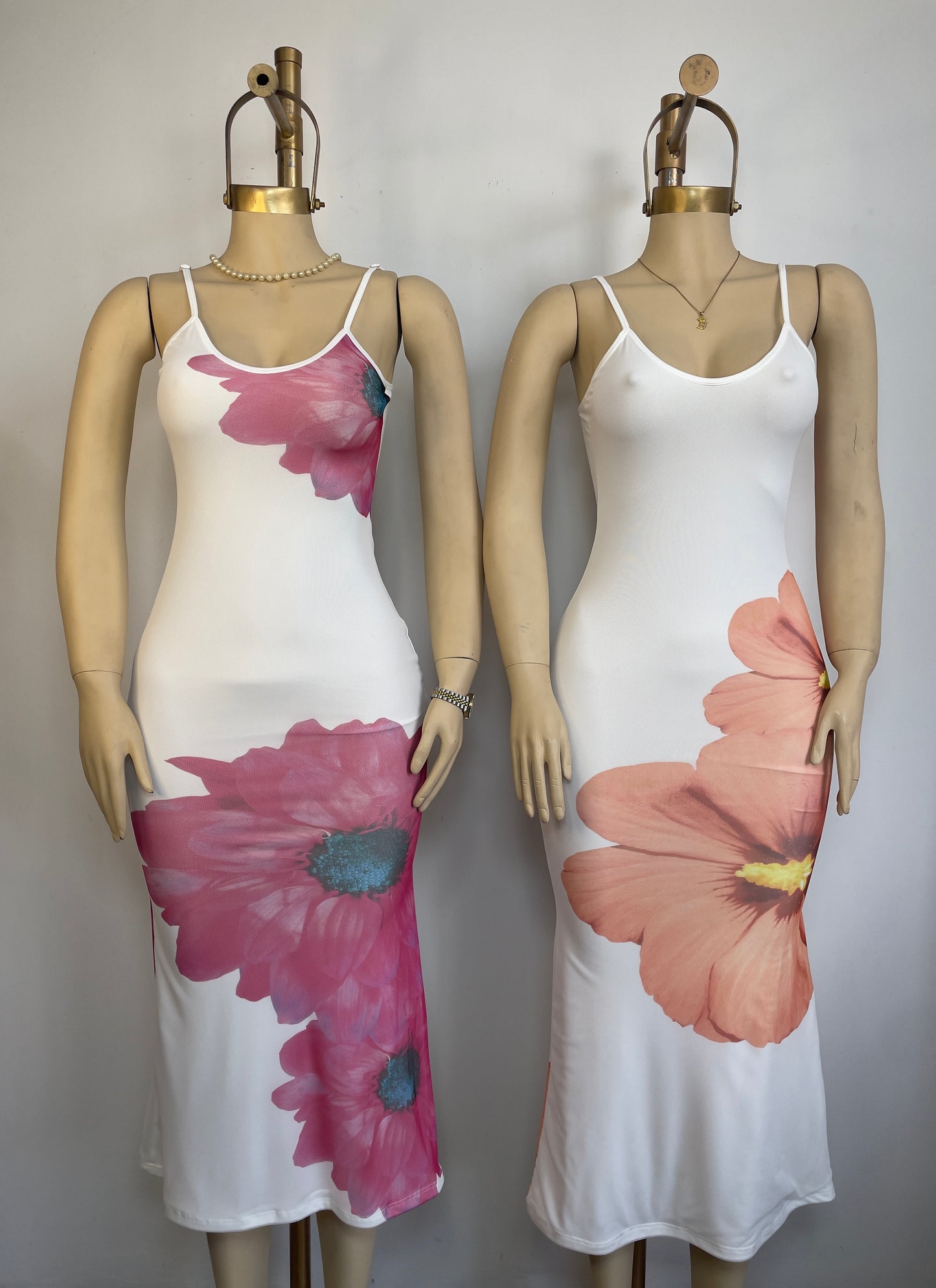 Vestido Mesh Floreado