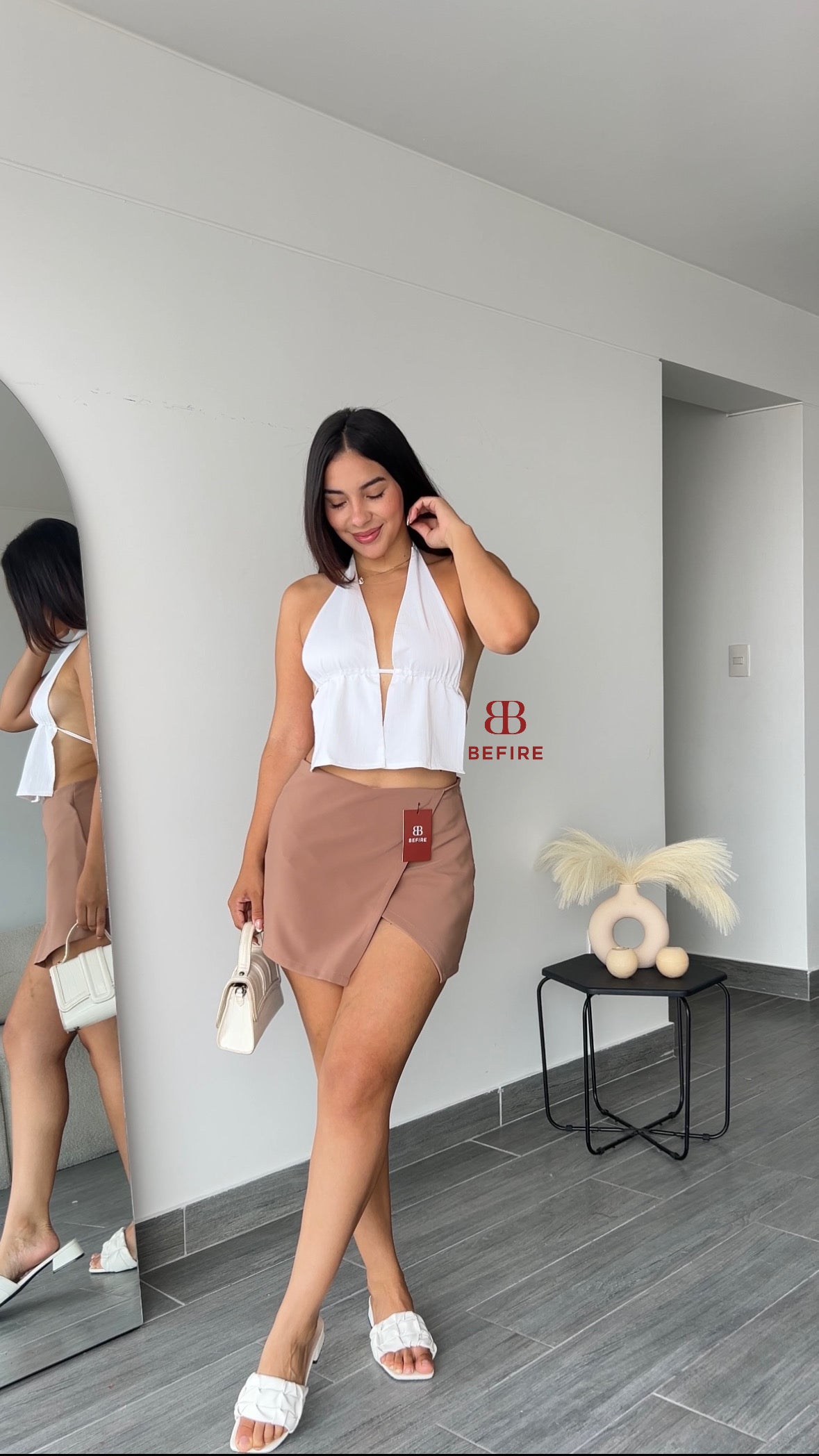 Faldashort asimetrico Fabiola