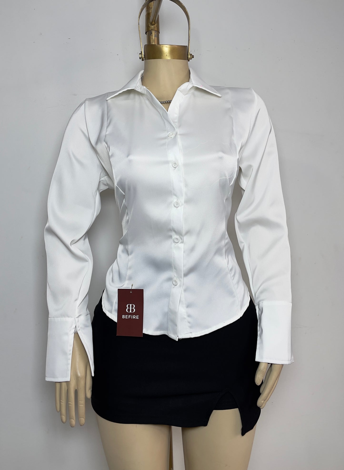 Blusa corset satin