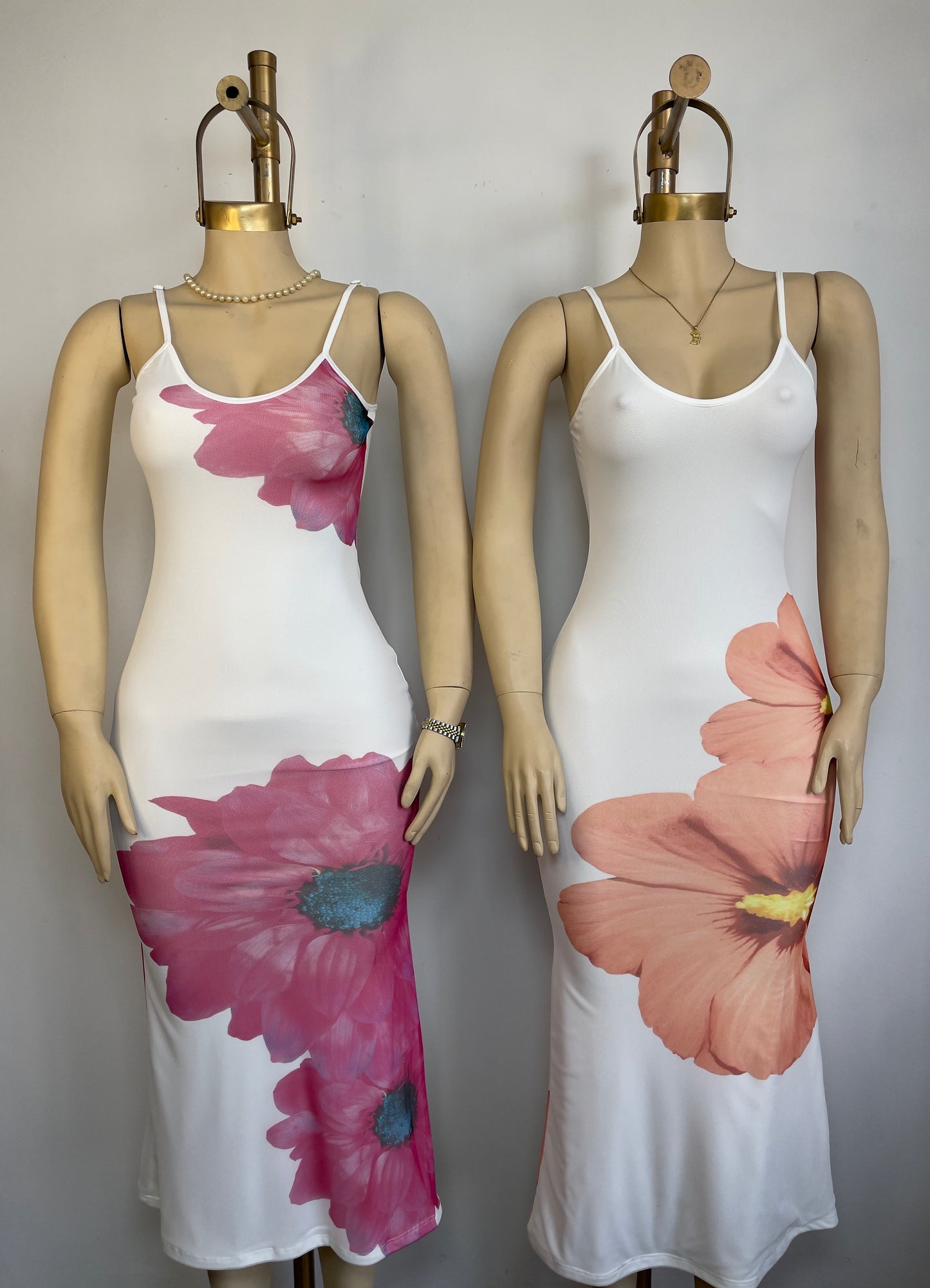 Vestido Mesh Floreado