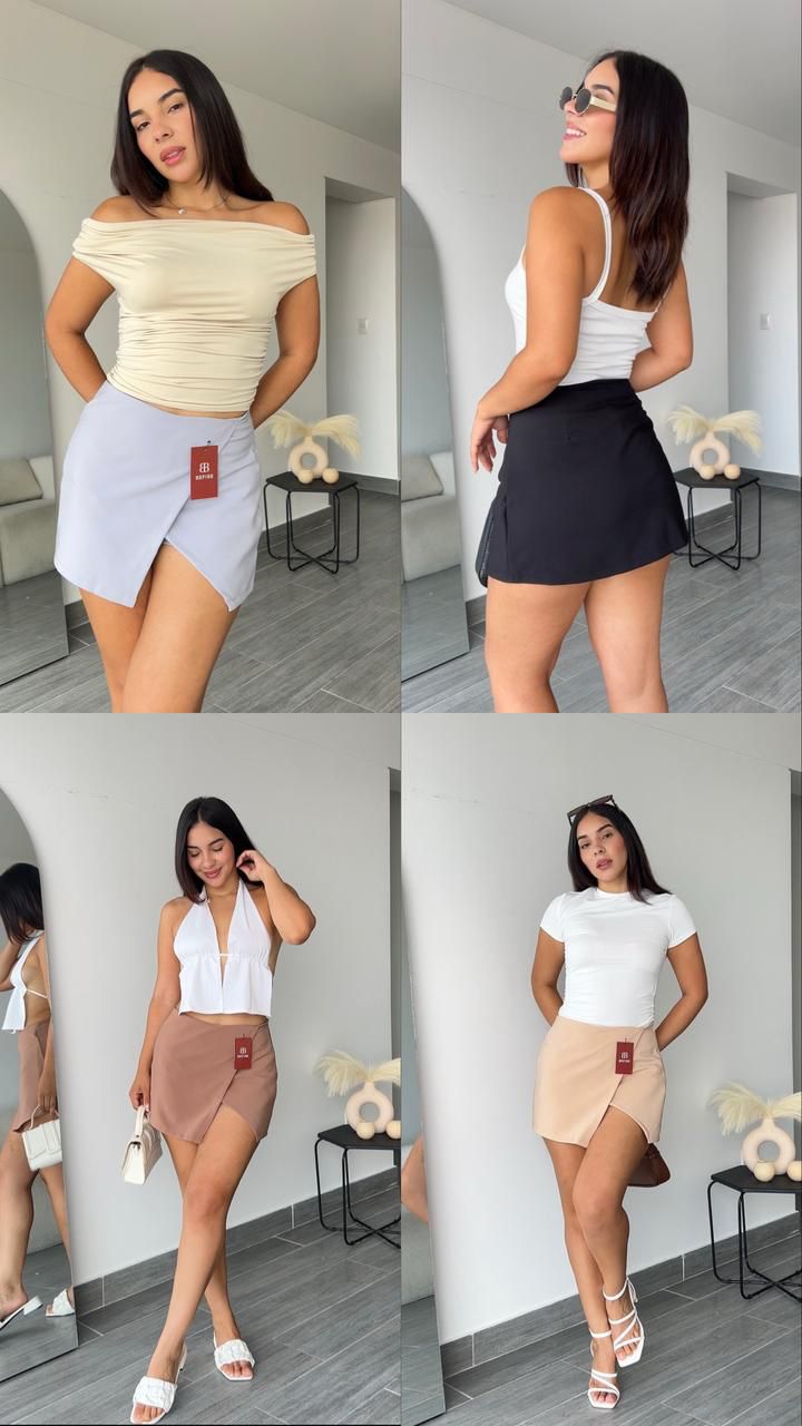 Faldashort asimetrico Fabiola