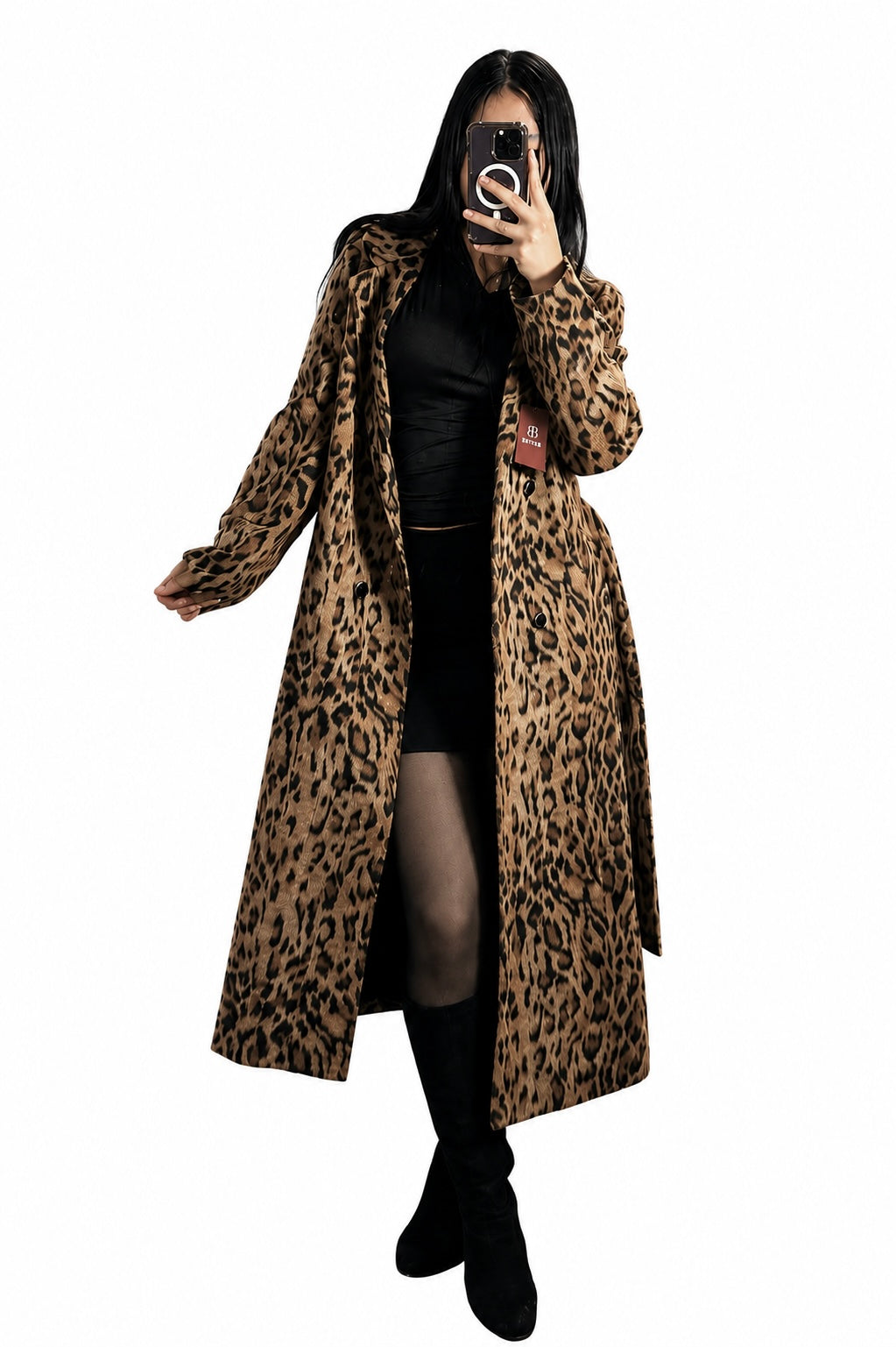 Maxiabrigo Leopardo