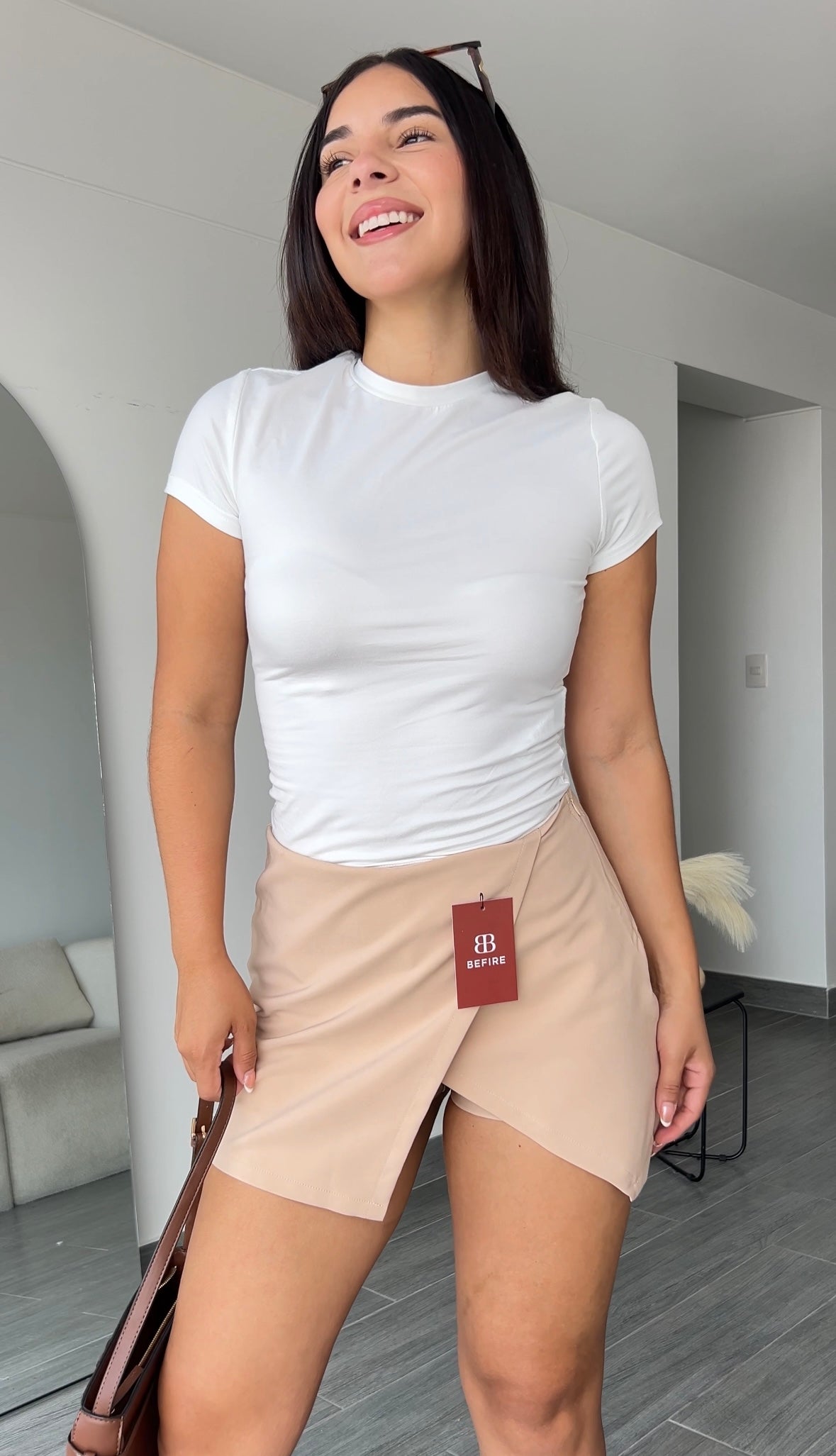Faldashort asimetrico Fabiola
