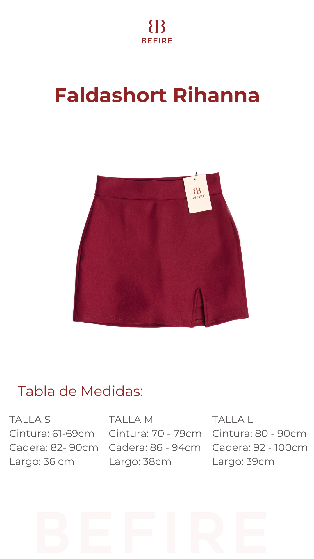 Faldashort Loma Rihanna