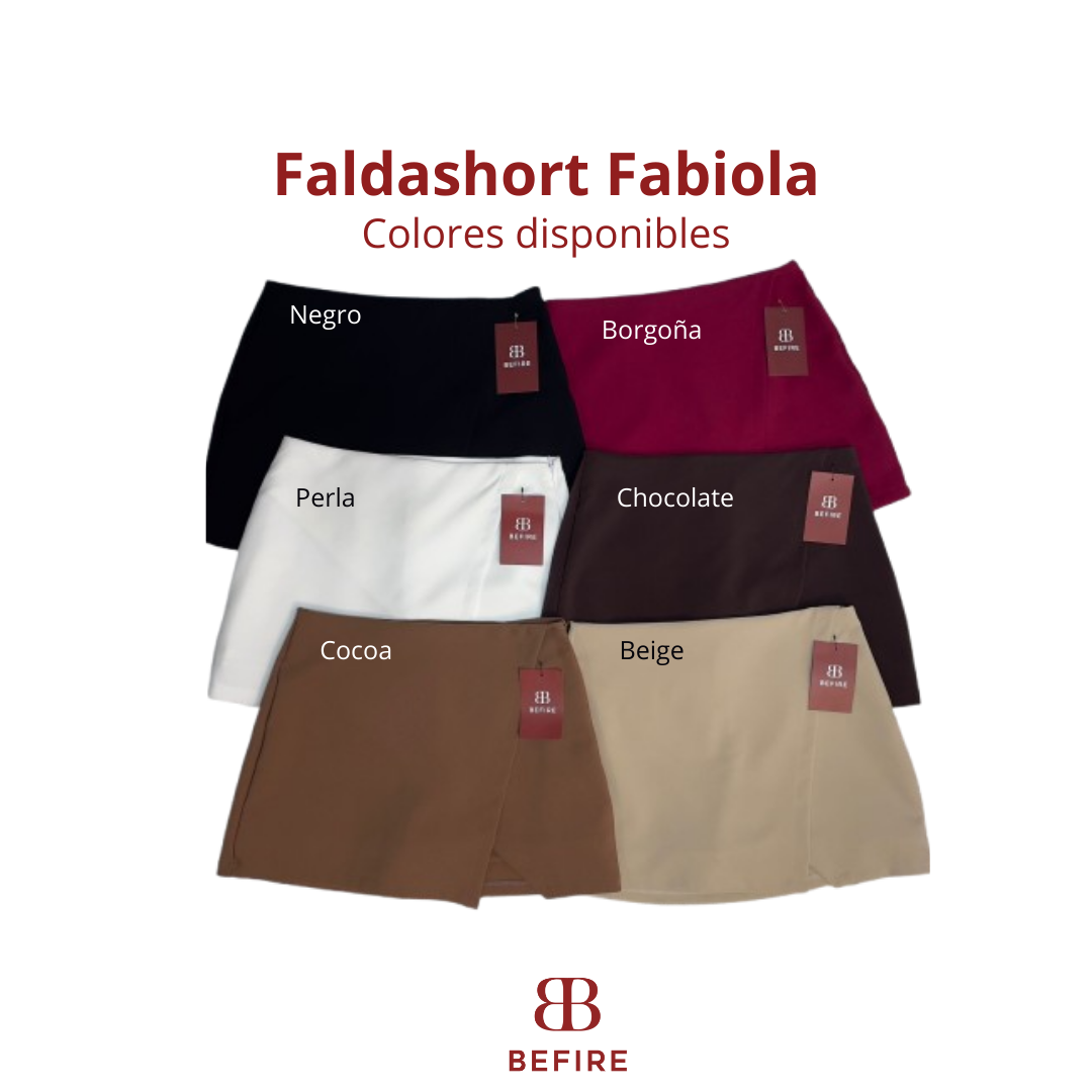 Faldashort asimetrico Fabiola