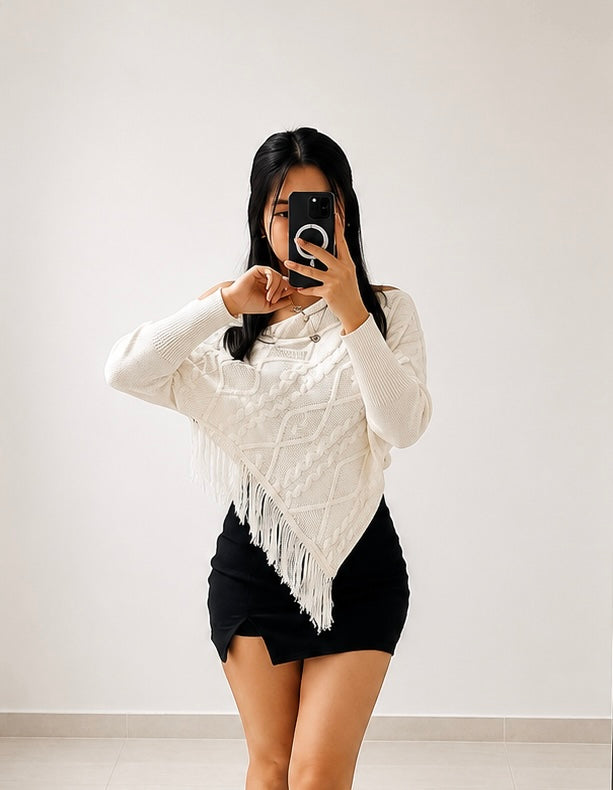 Poncho Asimetrico