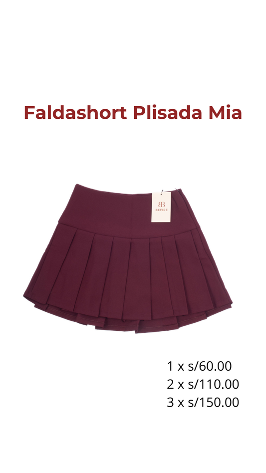 Faldashort Plisada Mia