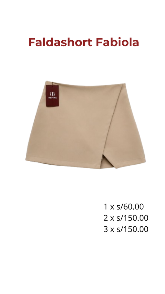 Faldashort asimetrico Fabiola