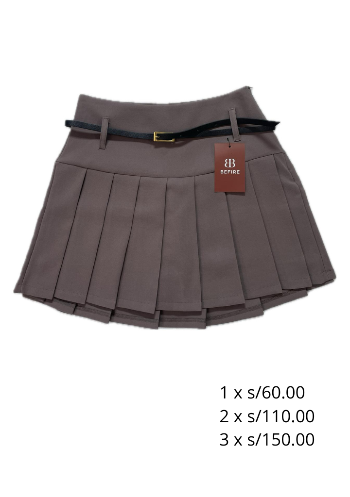 Faldashort Plisada Zara