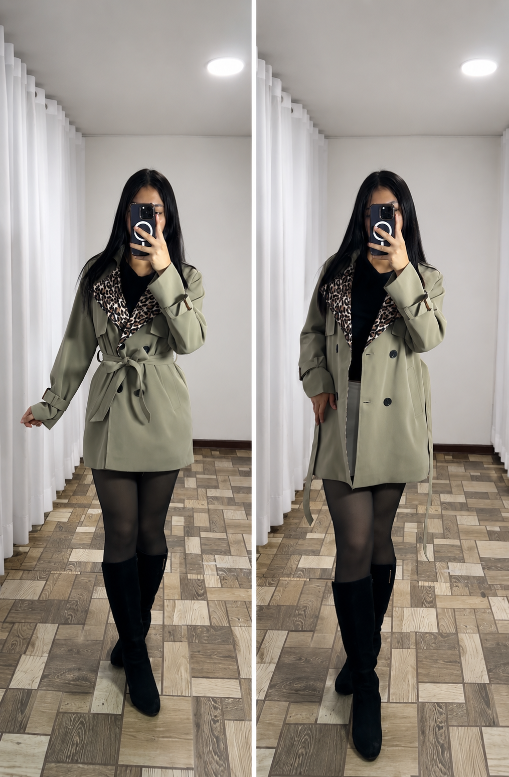Gabardina Petite Print