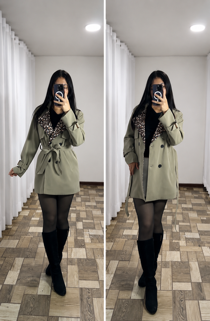 Gabardina Petite Print