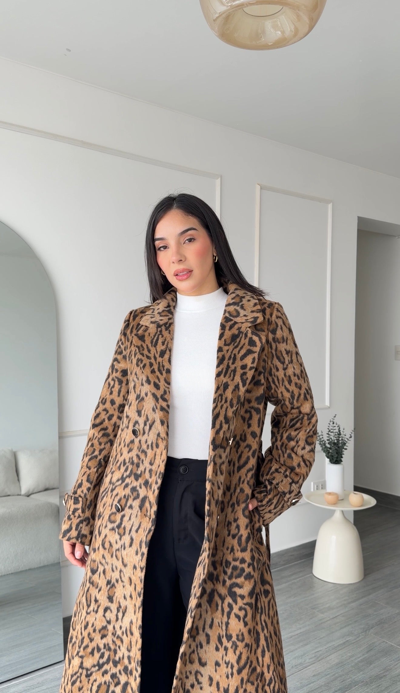 Maxiabrigo Leopardo