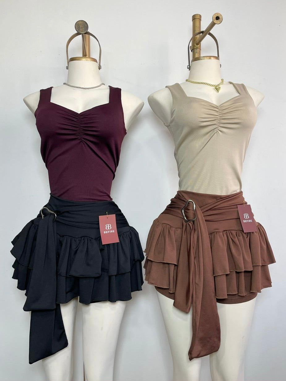 Falda Capas Suplex Tini