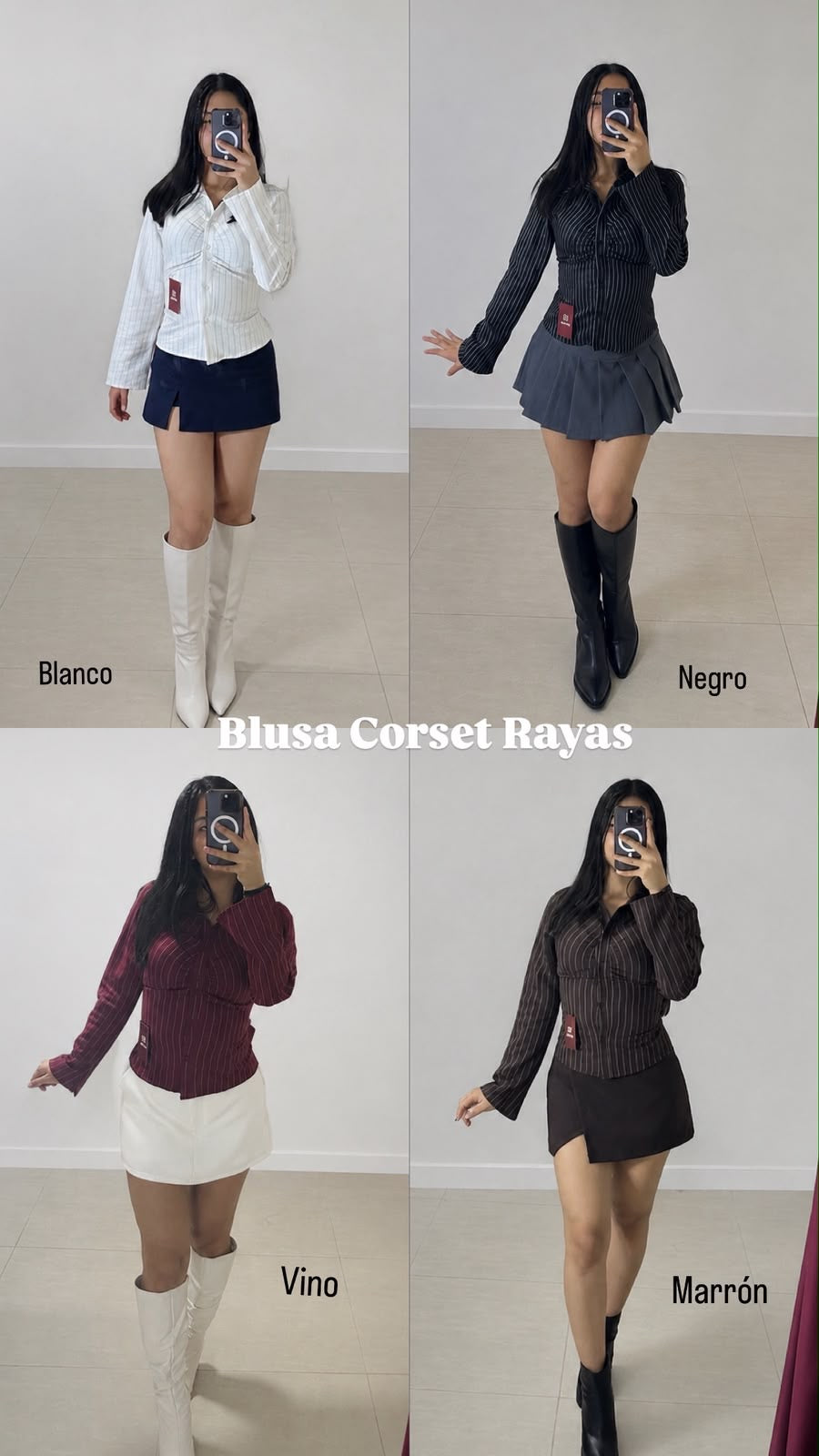 BLUSA CORSET RAYAS