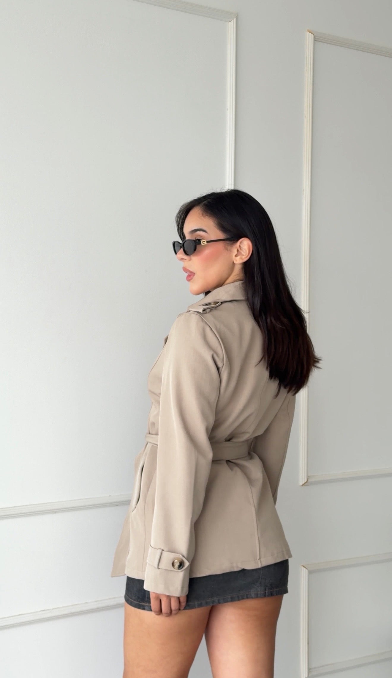 Gabardina Petite Alana