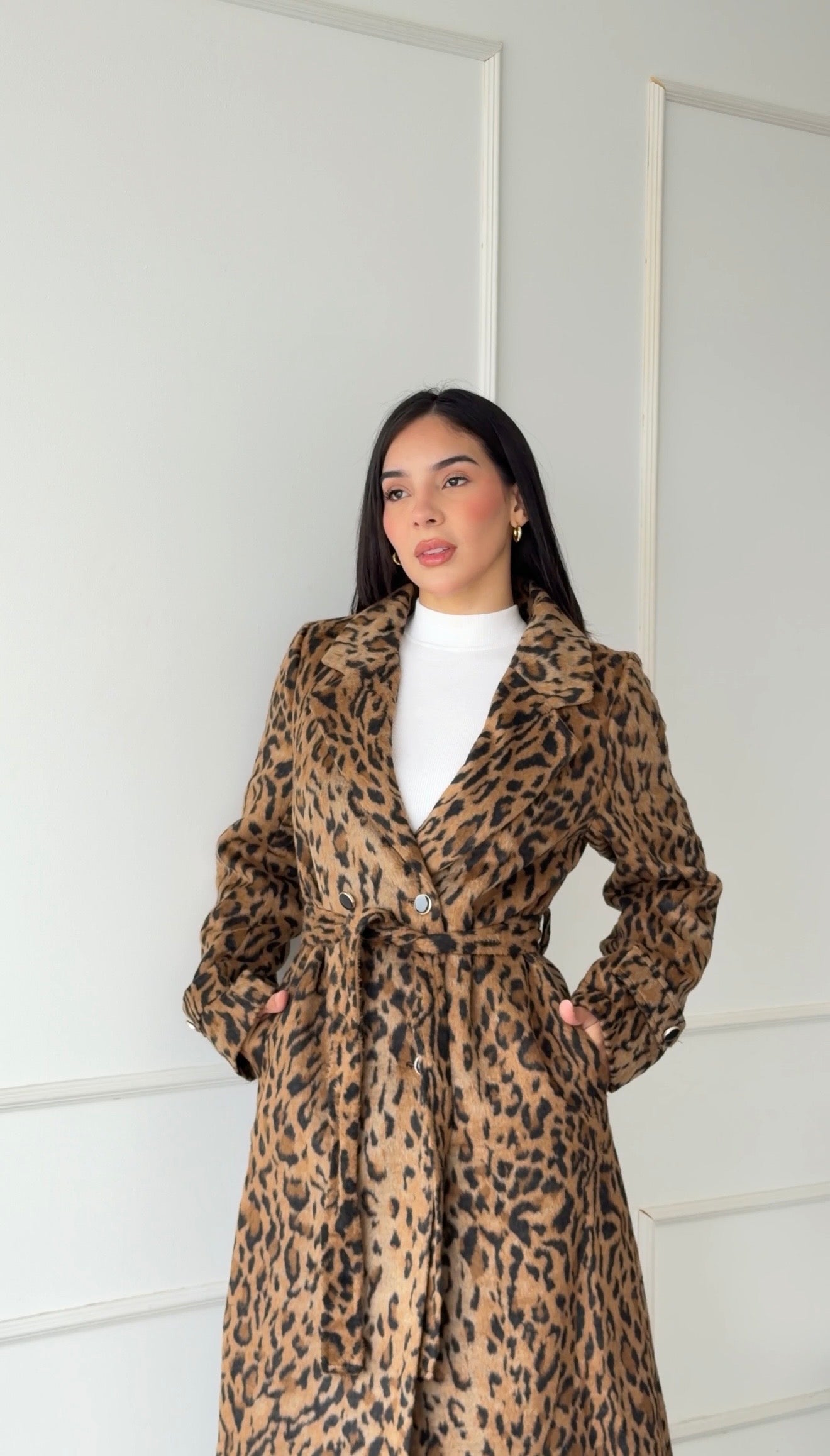 Maxiabrigo Leopardo