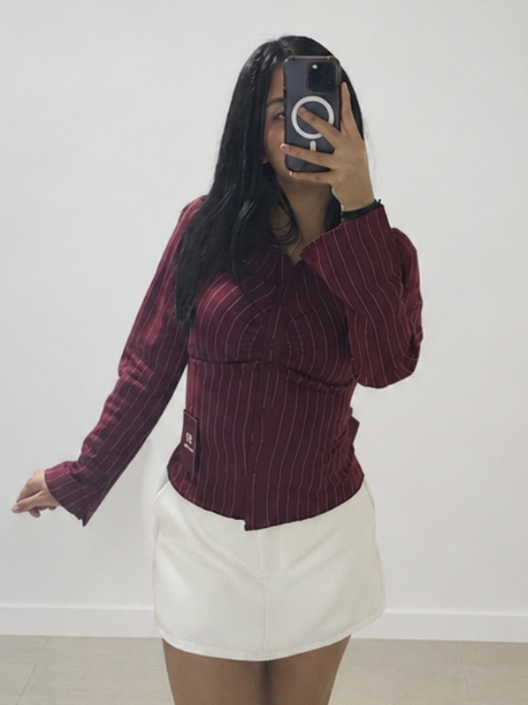 BLUSA CORSET RAYAS