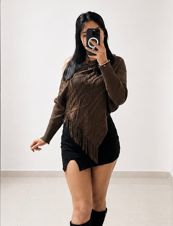 Poncho Asimetrico