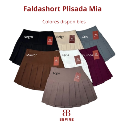 Faldashort Plisada Mia