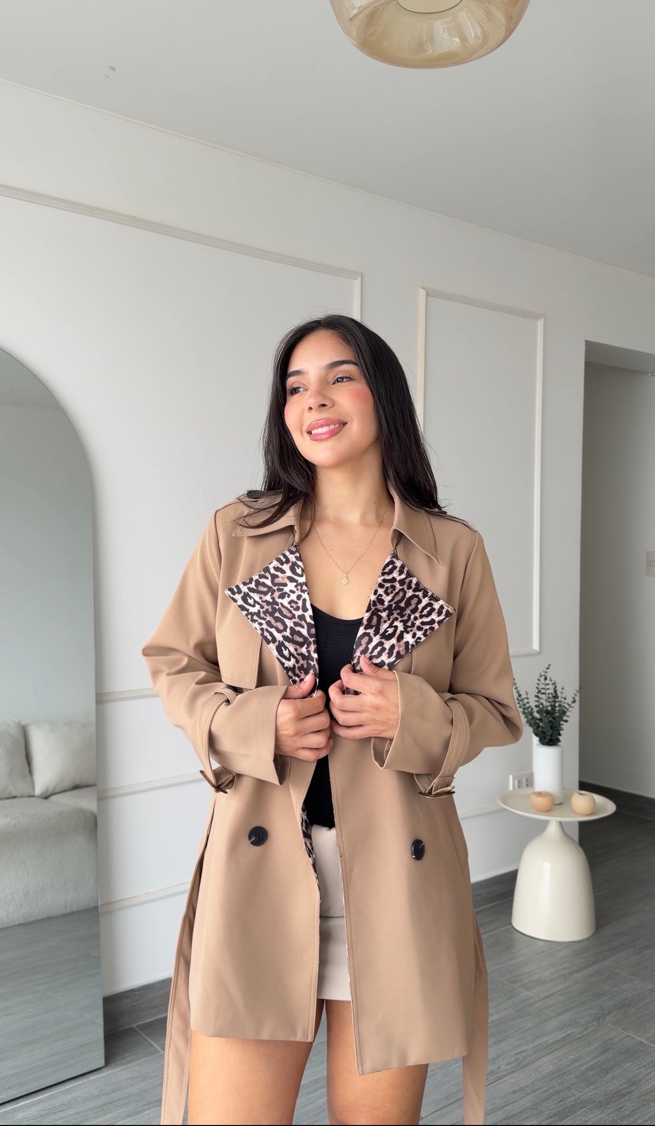 Gabardina Petite Print
