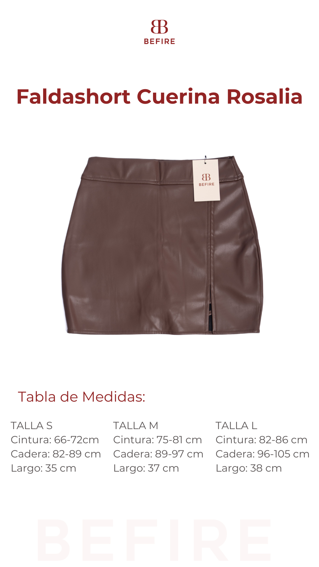 Faldashort Cuerina