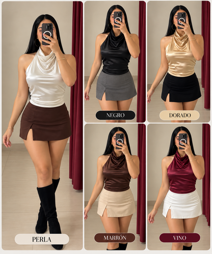 ✨ Blusa satinada Carolina