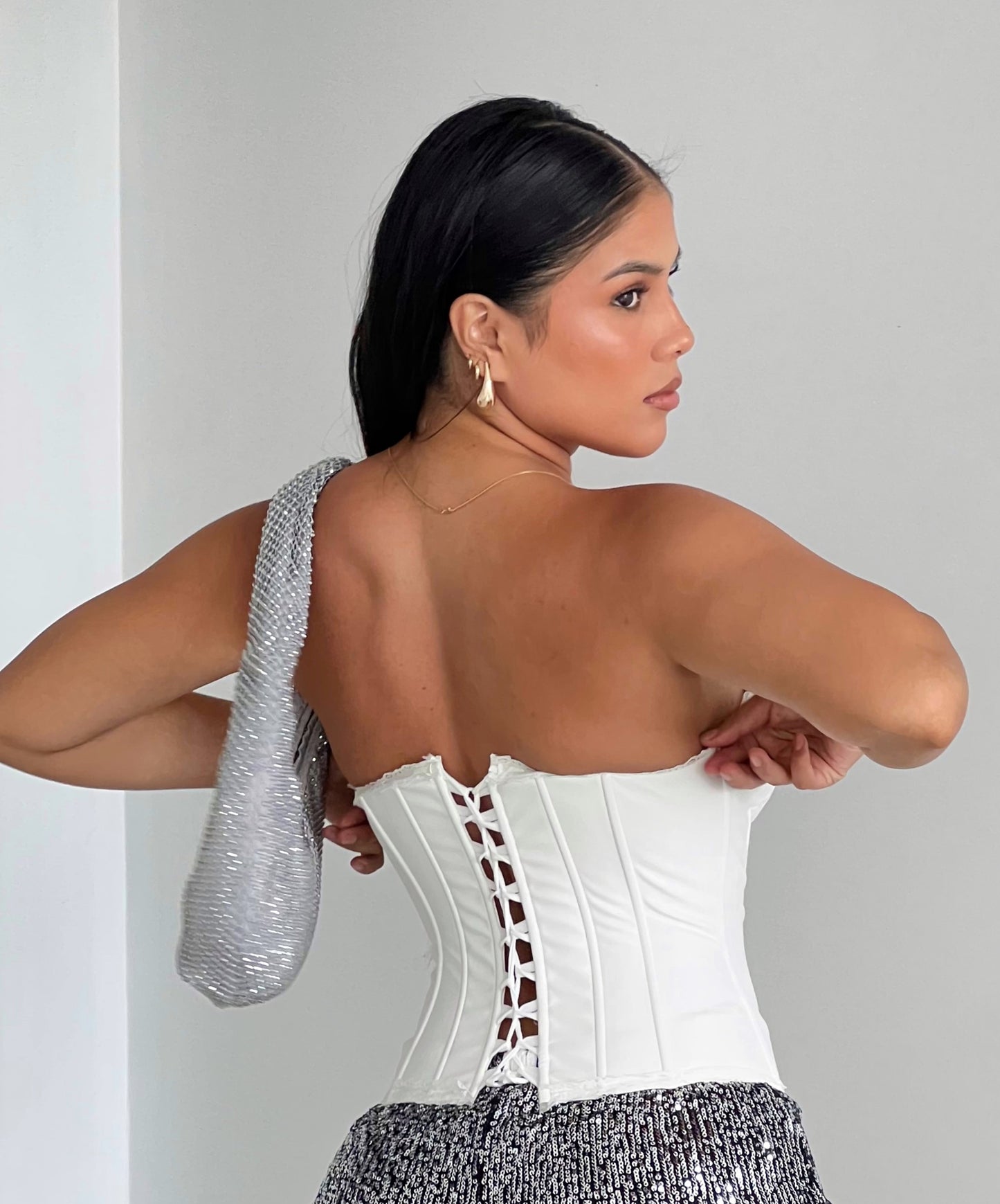 Corset Cuerina Perla