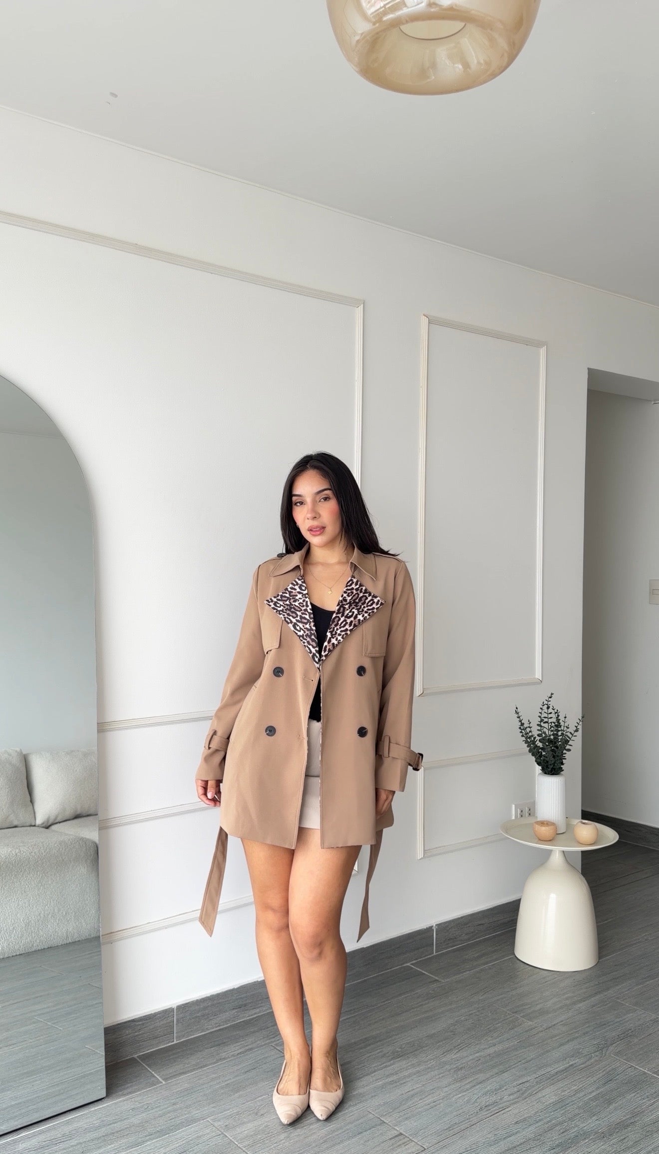 Gabardina Petite Print