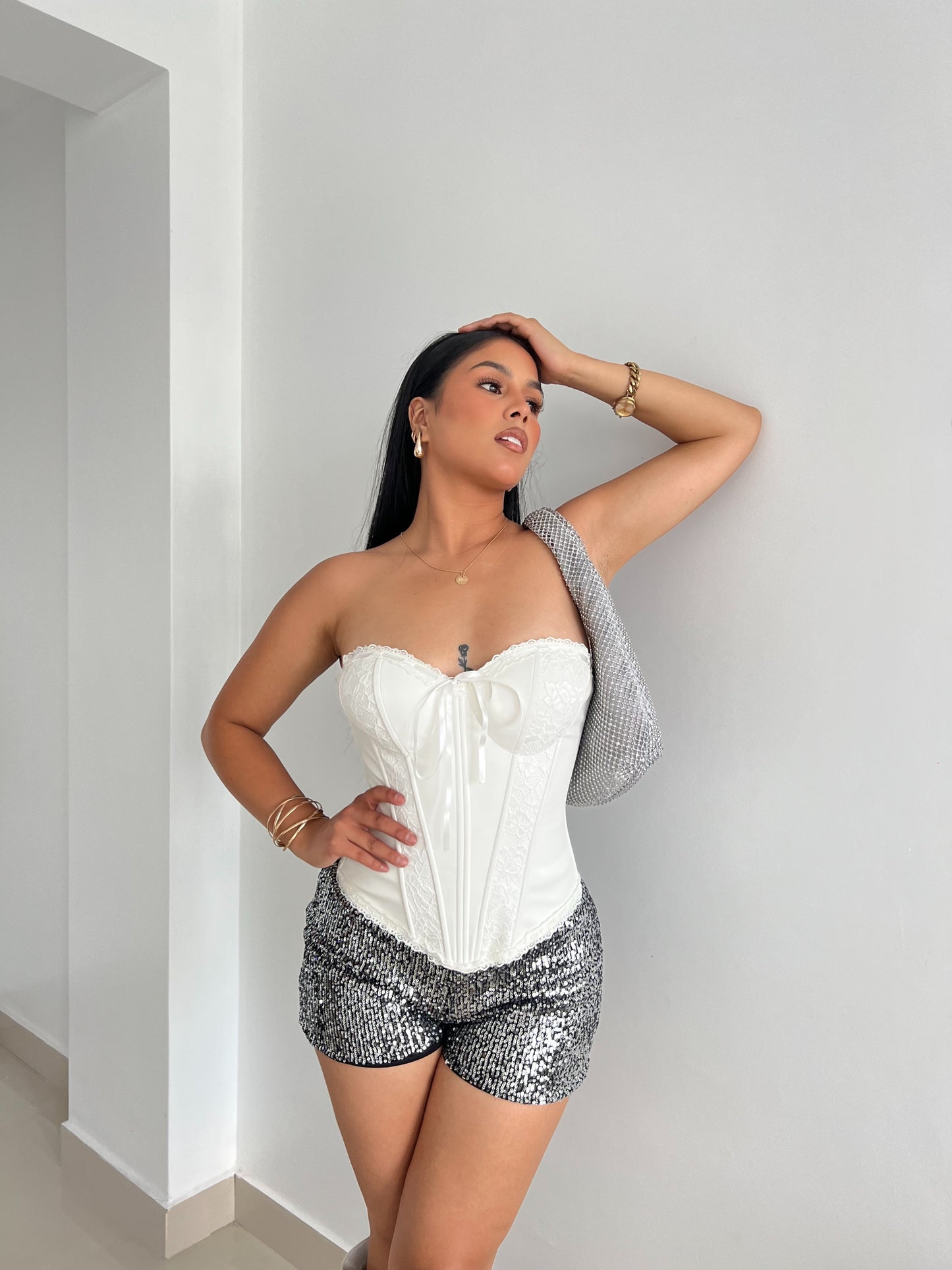 Corset Cuerina Perla