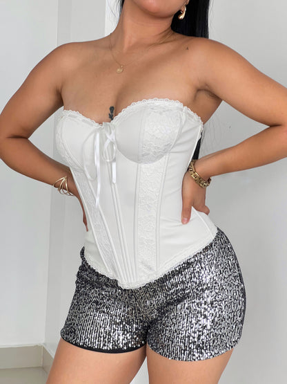 Corset Cuerina Perla