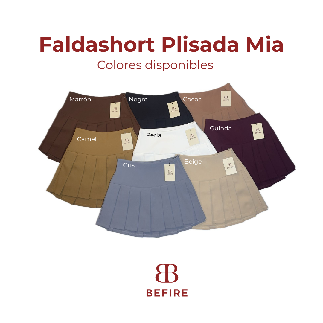 Faldashort Plisada Mia