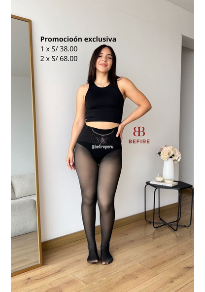 Panty efecto piel fajera