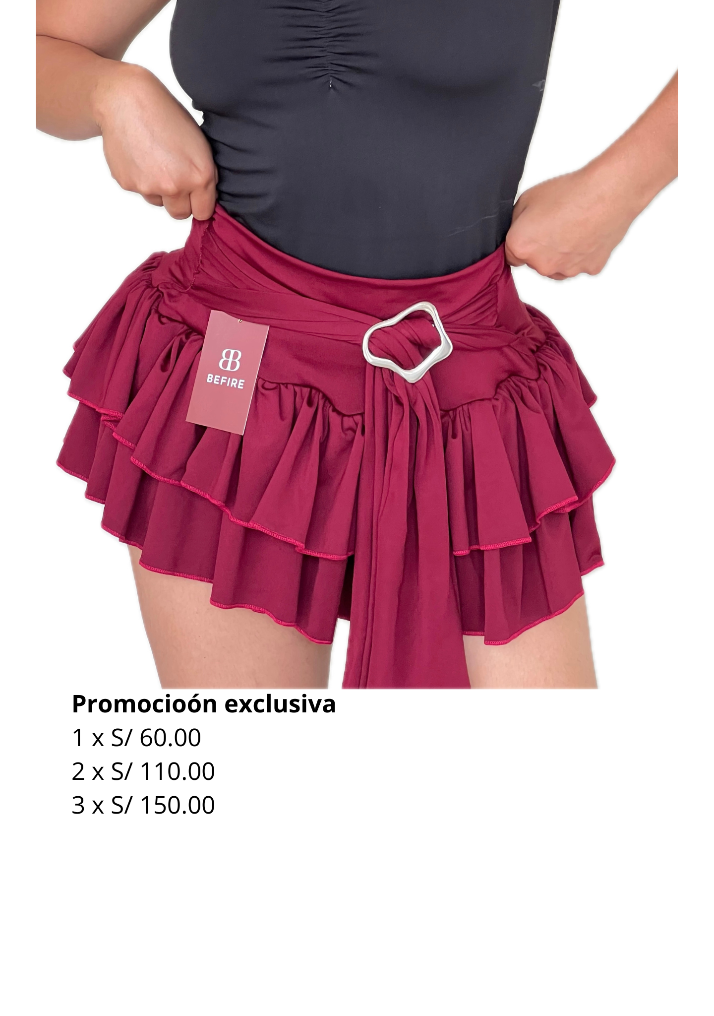 Falda Capas Suplex Tini