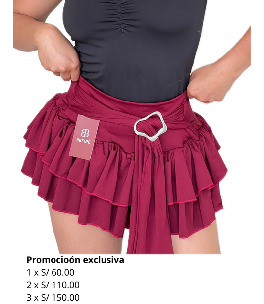 Falda Capas Suplex Tini