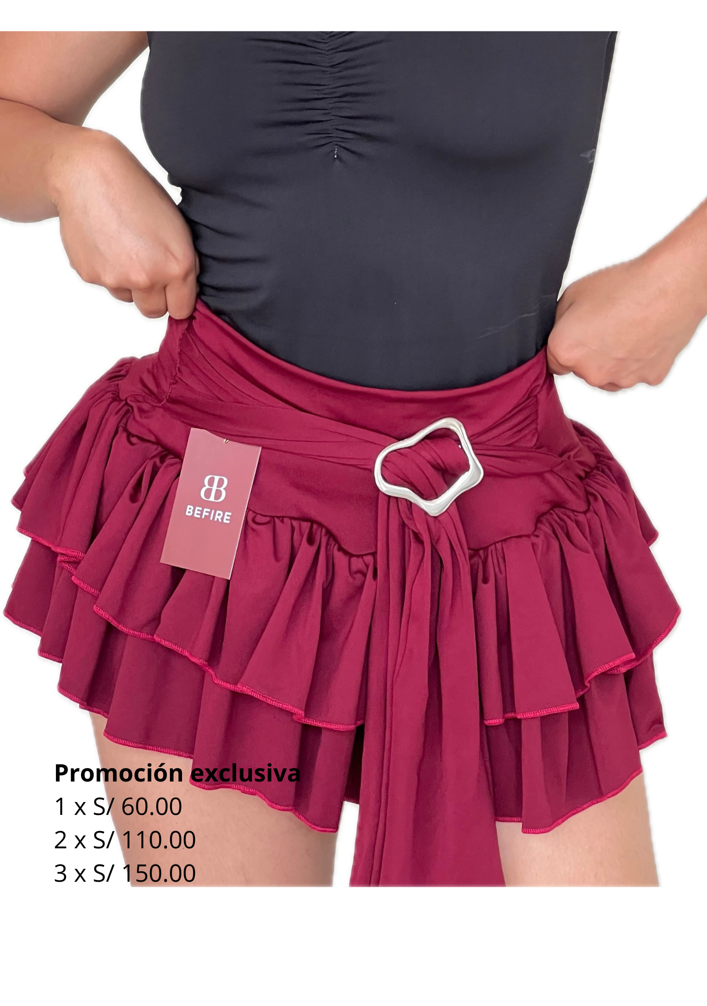 Falda Capas Suplex Tini