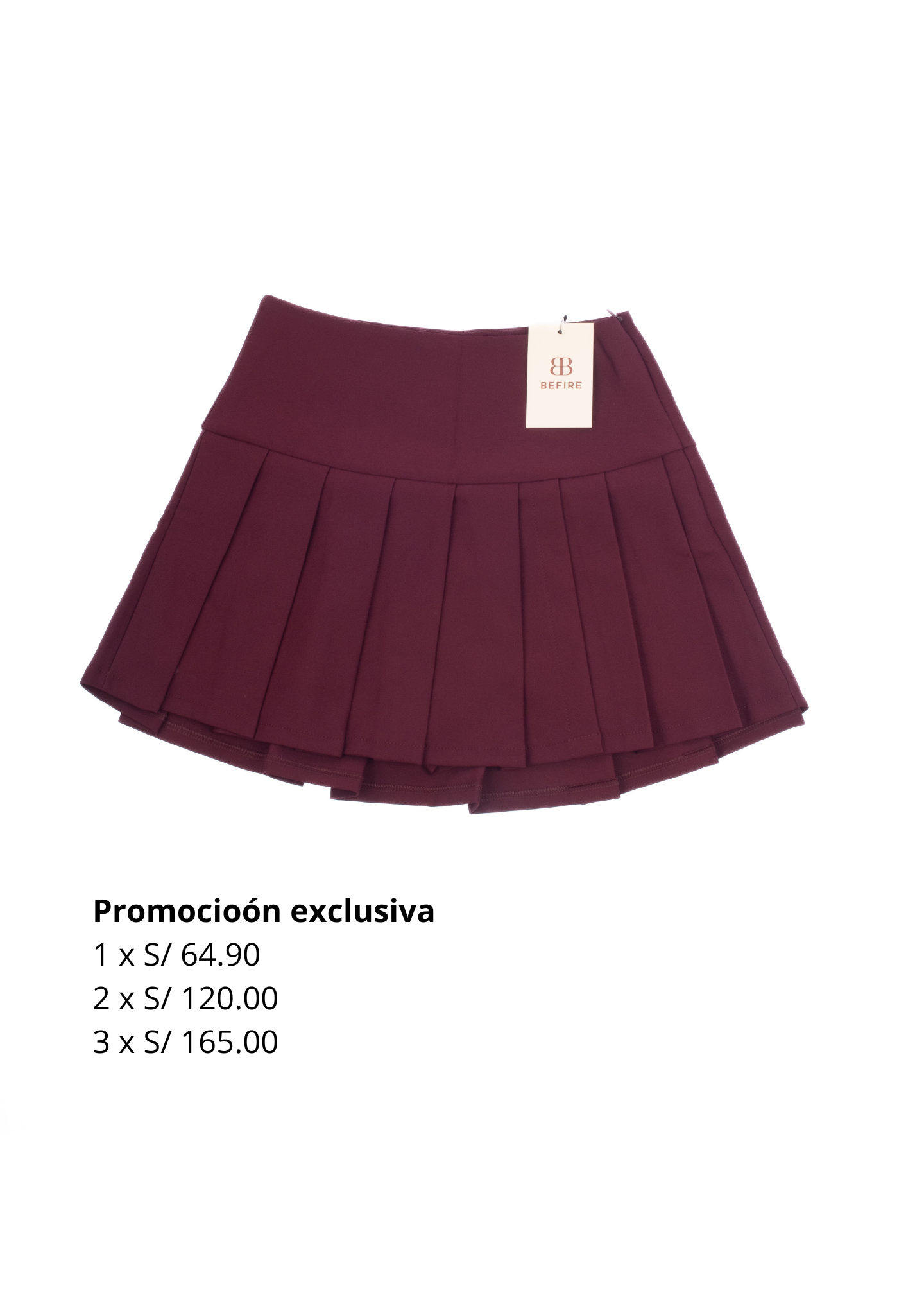 Faldashort Plisada Mia