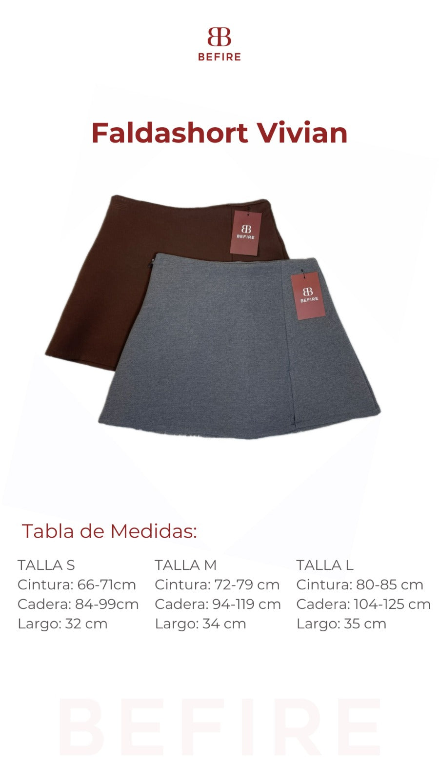 Outfit completo: Chompa Maria + Falda Vivian