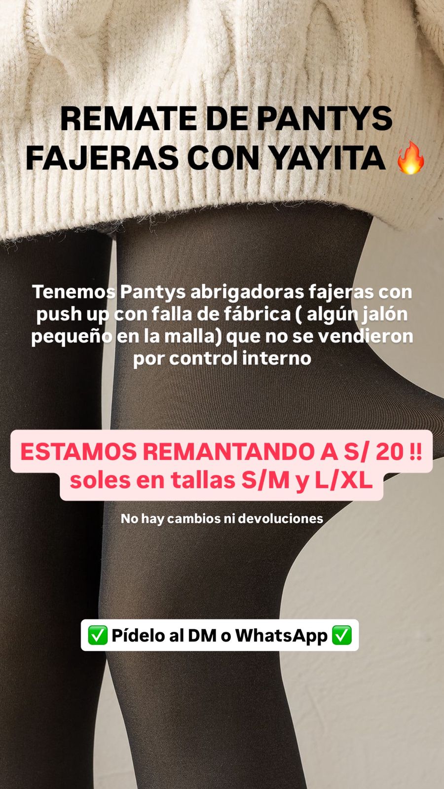 Panty fajera con Yayitas