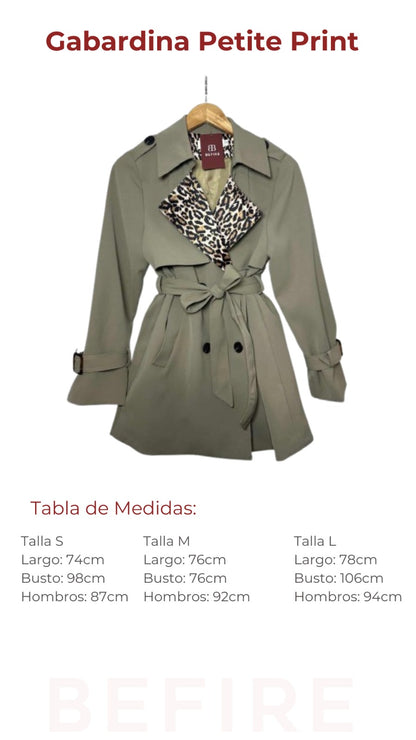 Gabardina Petite Print