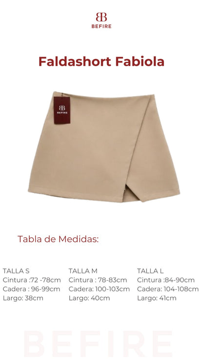 Faldashort asimetrico Fabiola