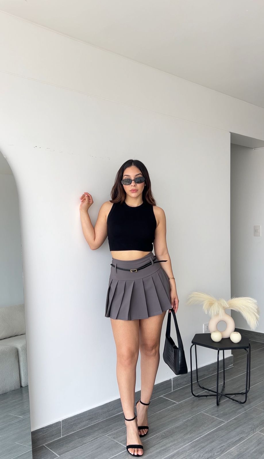 Faldashort Plisada Zara