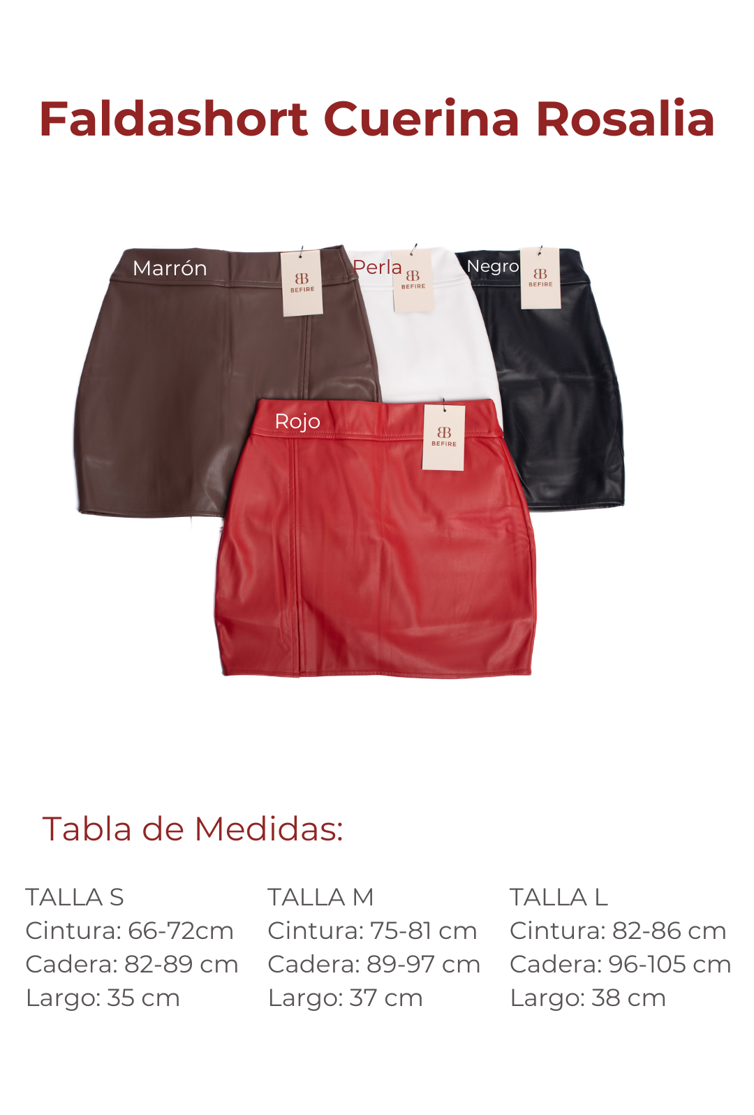 Faldashort Cuerina Rosalia