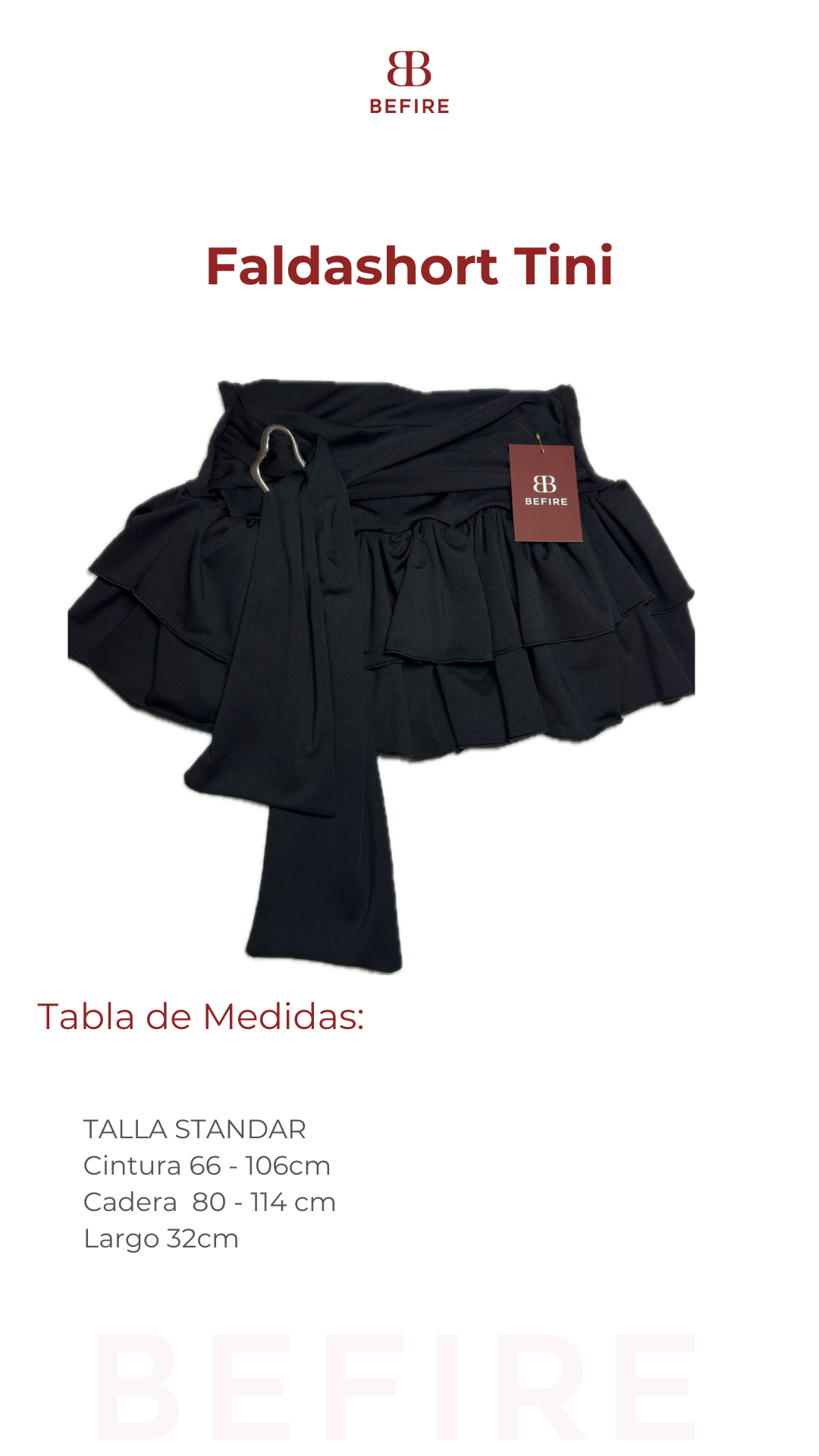 Falda Capas Suplex Tini